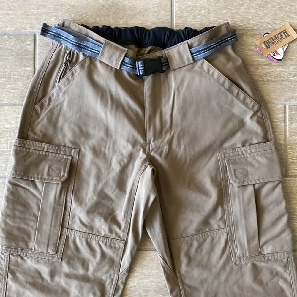 Duluth Trading Mens Dry on The Fly Cargo Pants in Bark Size: M